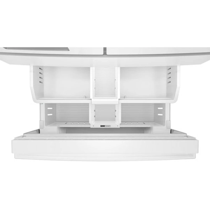 Réfrigérateur deux portes 28,9 pi³ 36 po, distributeur glaçons/eau de Whirlpool (WRMF3536SW) - Blanc