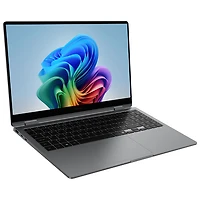 Portable à écran tactile 15,6 po Galaxy Book5 360 de Samsung - Gris (Core Ultra 5 226V d'Intel/RAM 16 Go/SSD 512 Go/Windows 11 Famille)
