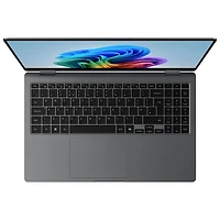 Portable à écran tactile 15,6 po Galaxy Book5 360 de Samsung - Gris (Core Ultra 5 226V d'Intel/RAM 16 Go/SSD 512 Go/Windows 11 Famille)