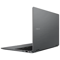 Portable à écran tactile 15,6 po Galaxy Book5 360 de Samsung - Gris (Core Ultra 5 226V d'Intel/RAM 16 Go/SSD 512 Go/Windows 11 Famille)