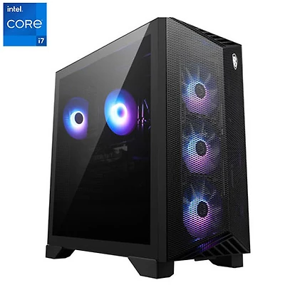 Ordinateur de jeu Aegis R2 de MSI (Core i7-14700F d'Intel/RAM 32 Go/SSD 2 To/GeForce RTX 5070/Windows 11)