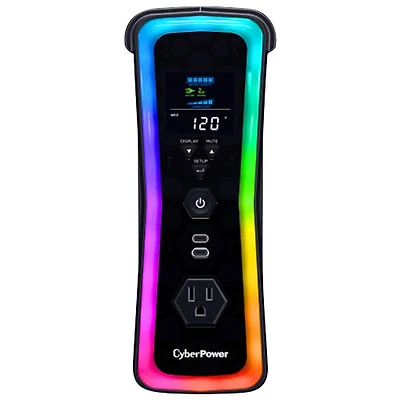 Système UPS d'alimentation sans coupure de 1500 VA de CyberPower (GX150C2) - Noir