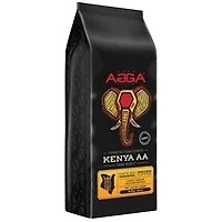 Grains de café entiers de torréfaction foncée Kenya AA d'Agga - 32 oz (908 g)