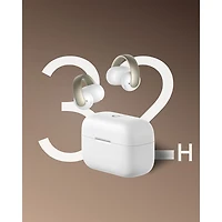 Écouteurs 100 % sans fil AeroClip de Soundcore by Anker - Blanc