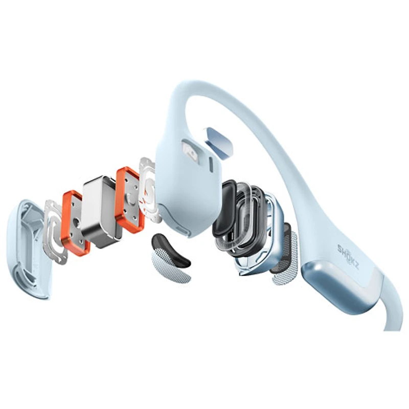 Shokz OpenRun Pro 2 USB-C Open-Ear Bluetooth Headphones Headphones - Blue