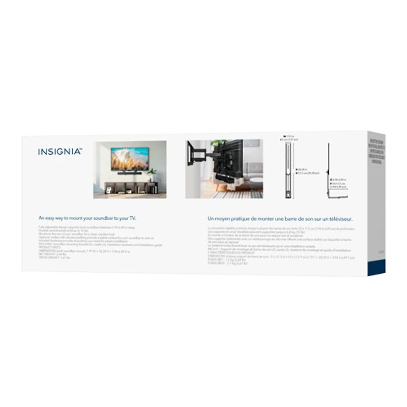 Insignia Rear Bottom Sound Bar Mount - Only at Best Buy