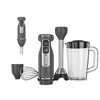 Ninja Power Duo 1L 750-Watt Immersion Blender with Whisk - Grey