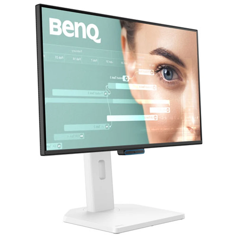 Moniteur DEL IPS HD intégrale 144 Hz 24 po de BenQ avec temps de réponse gris à gris de 5 ms (GW2490TC) - Blanc