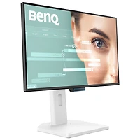Moniteur DEL IPS HD intégrale 144 Hz 24 po de BenQ avec temps de réponse gris à gris de 5 ms (GW2490TC) - Blanc