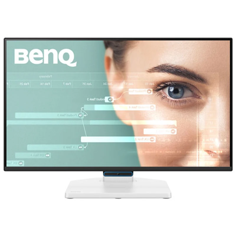 Moniteur DEL IPS HD intégrale 144 Hz 24 po de BenQ avec temps de réponse gris à gris de 5 ms (GW2490TC) - Blanc