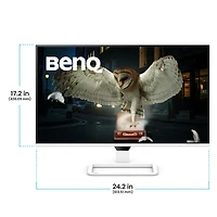 BenQ 27" 2K HD 200Hz 1ms GTG IPS LED Gaming Monitor (EW270Q) - White