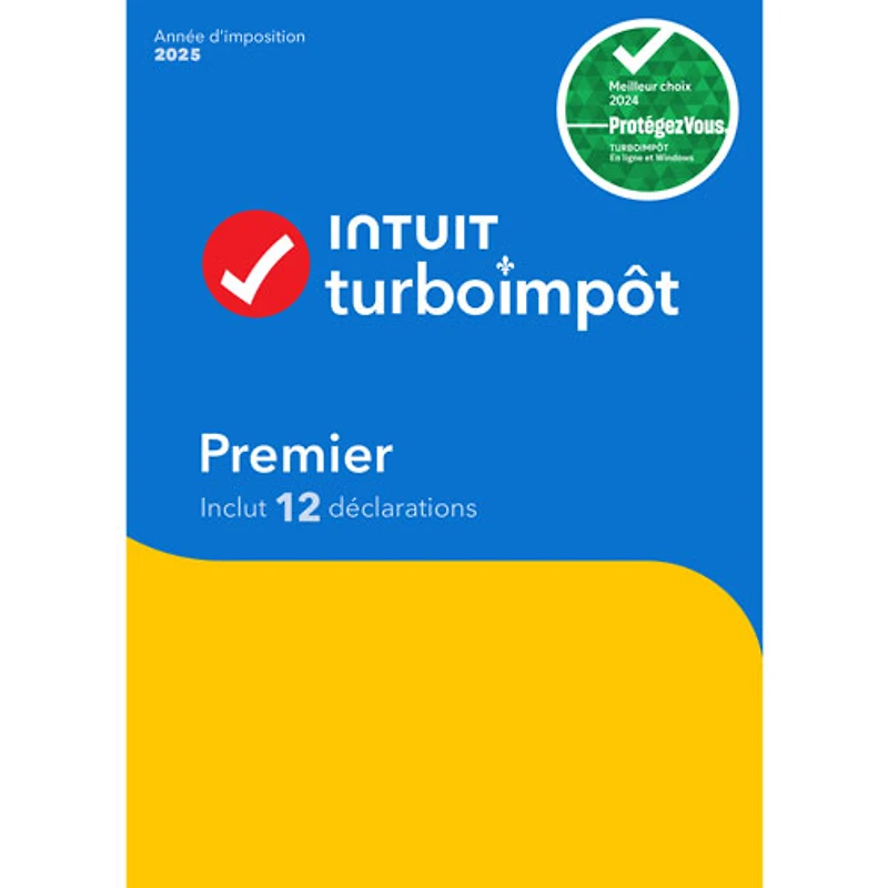 TurboImpôt Premier 2025 (PC) - 1 utilisateur - 12 déclarations