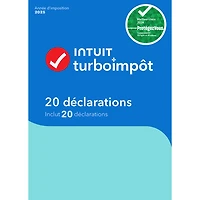TurboImpôt 2025 (PC) - 1 utilisateur - 20 déclarations