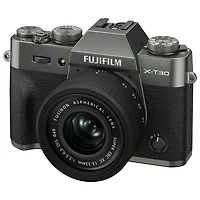 Fujifilm X-T30 III Mirrorless Camera with 13-33mm Lens Kit - Charcoal/Silver