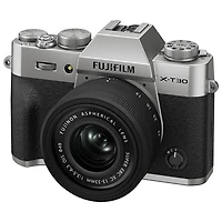 Fujifilm X-T30 III Mirrorless Camera with 13-33mm Lens Kit - Silver