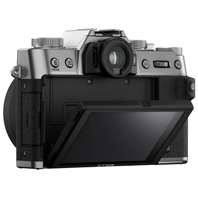 Fujifilm X-T30 III Mirrorless Camera with 13-33mm Lens Kit - Silver