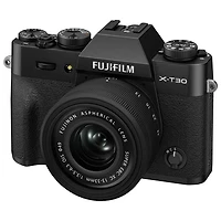 Appareil photo sans miroir X-T30 III de Fujifilm avec objectif 13-33 mm - Noir