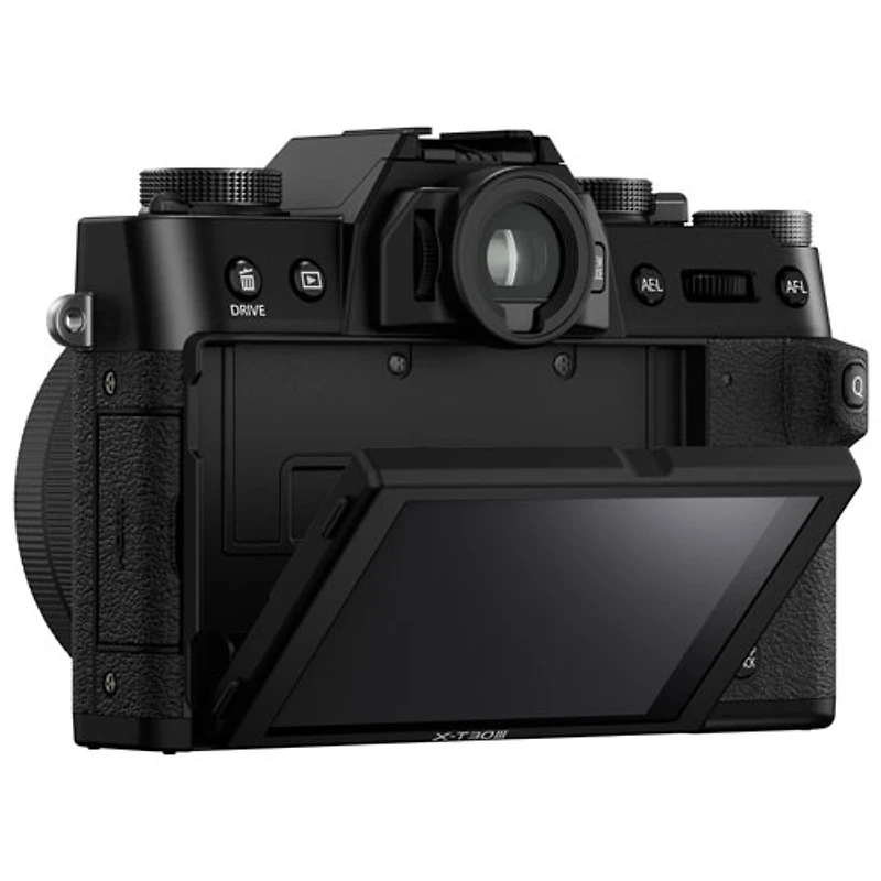 Appareil photo sans miroir X-T30 III de Fujifilm avec objectif 13-33 mm - Noir