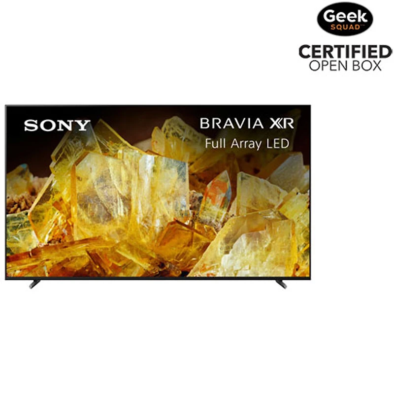 Boîte ouverte - Téléviseur intelligent Google DEL HDR UHD 4K X90CL Series Bravia XR de 75 po de Sony (XR75X90CL) - Exclusivité Best Buy