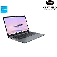 Boîte ouverte - Portable Chromebook Plus de 14 po Slim 3i de Lenovo avec Google AI Pro pendant 12 mois (Core i3-N305 d'Intel/RAM 8 Go/SSD 128 Go)