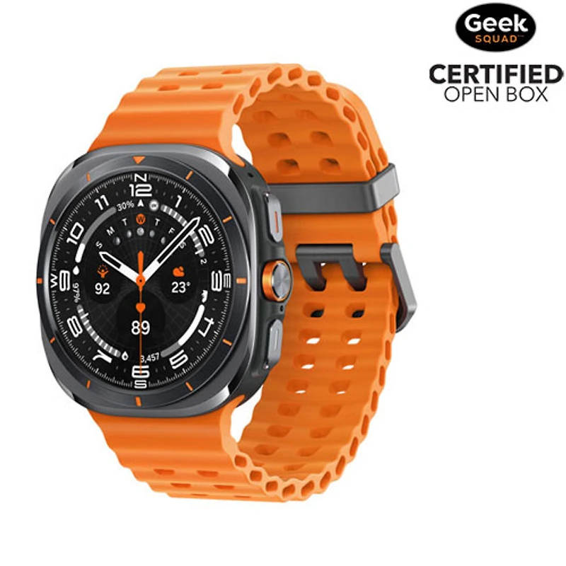 Boîte ouverte - Montre intelligente LTE Galaxy Ultra de 47 mm de Samsung - Gris titane