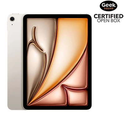 Open Box - Apple iPad Air M3 11" 256GB with Wi-Fi 6E (7th Generation) - Starlight