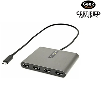 Open Box - Startech USB-C TO 4 HDMI ADAPTER (USBC2HD4)