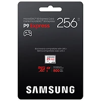 Samsung P9 Express 256GB 800MB/s MicroSDXC Memory Card