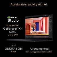 Portable à écran tactile ProArt P16 de 16 po d'ASUS - Noir nano (Ryzen AI 9 HX 370 d'AMD/RAM 32 Go/SSD 1 To/Windows 11 Famille)