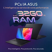 Portable à écran tactile ProArt P16 de 16 po d'ASUS - Noir nano (Ryzen AI 9 HX 370 d'AMD/RAM 32 Go/SSD 1 To/Windows 11 Famille)