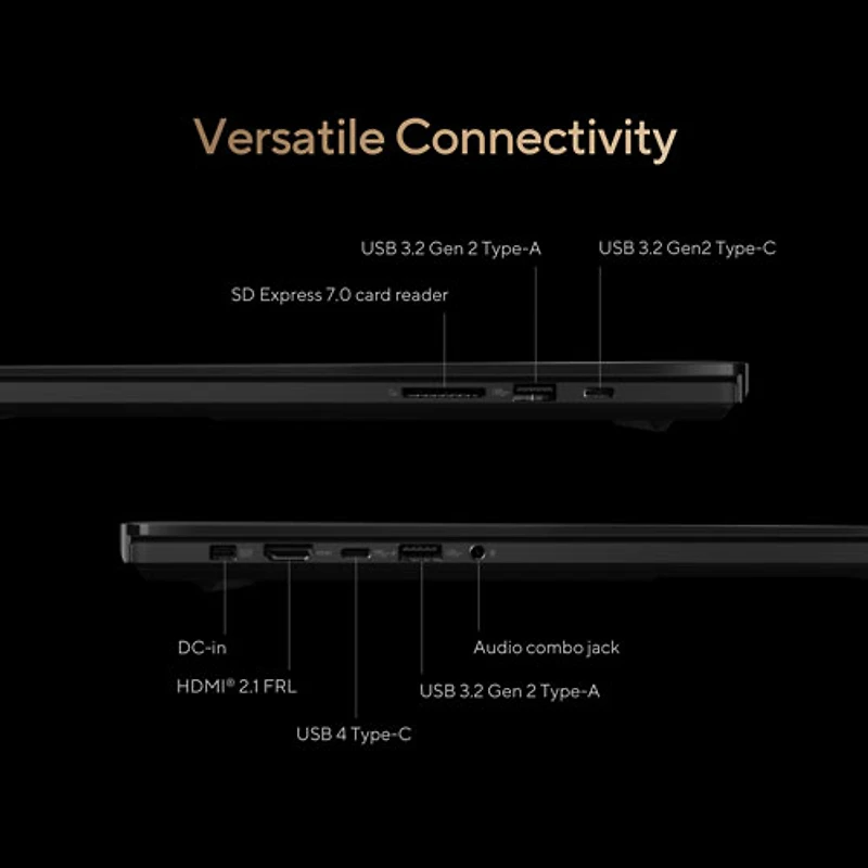 Portable à écran tactile ProArt P16 de 16 po d'ASUS - Noir nano (Ryzen AI 9 HX 370 d'AMD/RAM 32 Go/SSD 1 To/Windows 11 Famille)