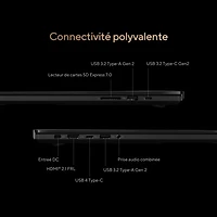 Portable à écran tactile ProArt P16 de 16 po d'ASUS - Noir nano (Ryzen AI 9 HX 370 d'AMD/RAM 32 Go/SSD 1 To/Windows 11 Famille)