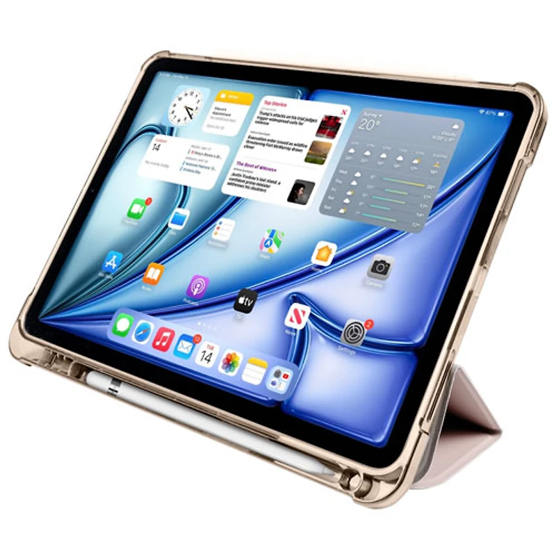 Étui folio mince Vibrance de LOGiiX pour iPad de 10,9 po (10e génération) - Rose