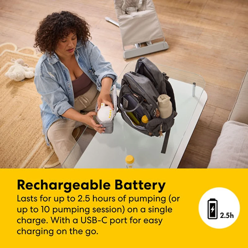 Tire-lait électrique portable Motion InBra de Medela
