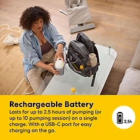 Tire-lait électrique portable Motion InBra de Medela