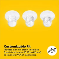 Tire-lait électrique portable Motion InBra de Medela