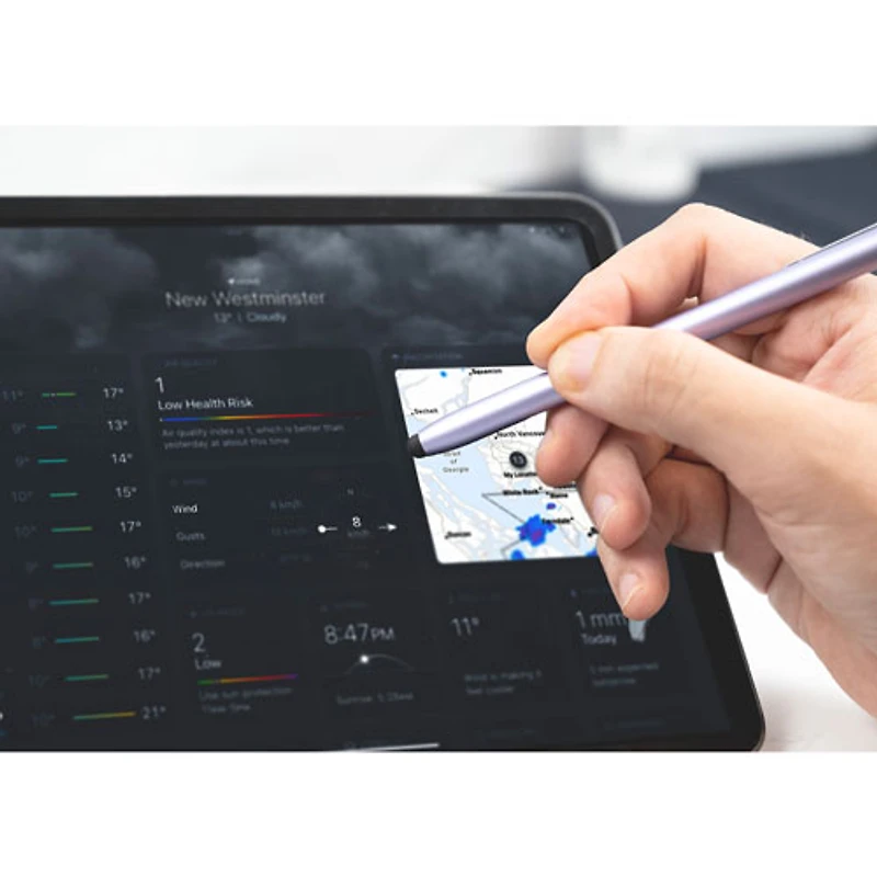 LOGiiX Aluminum Stylus Pencil for Touchscreen Devices (LGX-13980) - Lavender