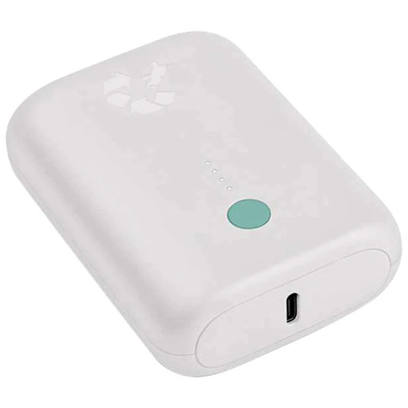 Nimble Champ Lite 5200 mAh USB-C Power Bank - White