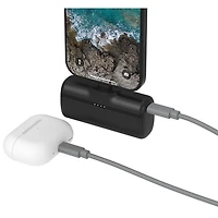 Nimble Bump 5000 mAh USB-C Power Bank with Foldable USB-C Connector - Black