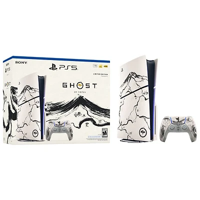 Ensemble PlayStation 5 et Ghost of Yōtei édition limitée noire