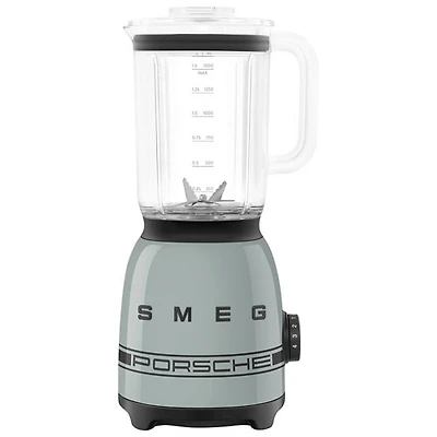 Smeg x Porsche 50's Style 1.5L 600-Watt Countertop Blender - Shade Green