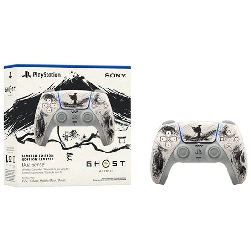 PlayStation 5 DualSense Wireless Controller - Ghost of Yōtei Black Limited Edition