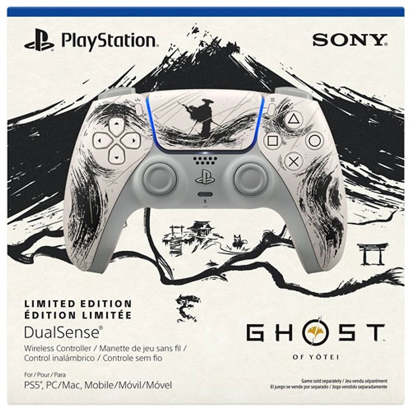 PlayStation 5 DualSense Wireless Controller - Ghost of Yōtei Black Limited Edition