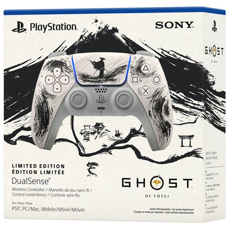 PlayStation 5 DualSense Wireless Controller - Ghost of Yōtei Black Limited Edition