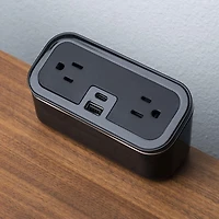 Brandstand CubieMini Charging Station with 2 Outlets & USB-A/USB-C Ports