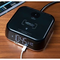 Brandstand CubieDuo Bluetooth Alarm Clock with Magnetic Wireless Charging & 2 USC-C Ports