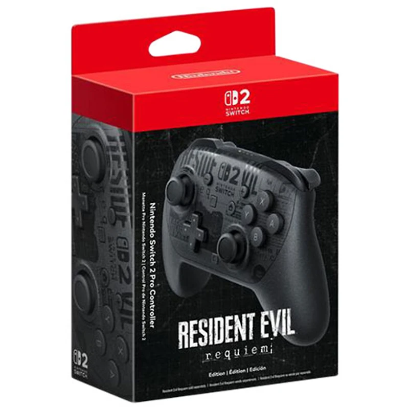 Nintendo Switch 2 Pro Controller - Resident Evil Requiem Edition