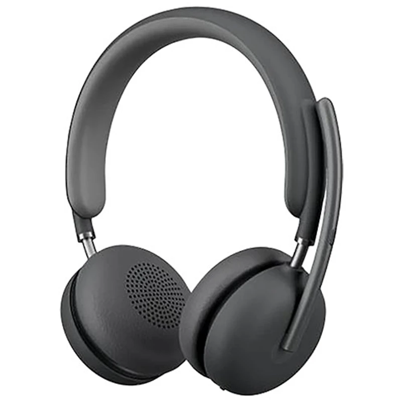 Logitech Zone Wireless 2 On-Ear Noise Cancelling Bluetooth Headset - Graphite
