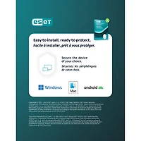 Microsoft Office Home 2024 & ESET Home Security Essential (PC/Mac) - 1 User - 1 Device - Bilingual - Digital Download