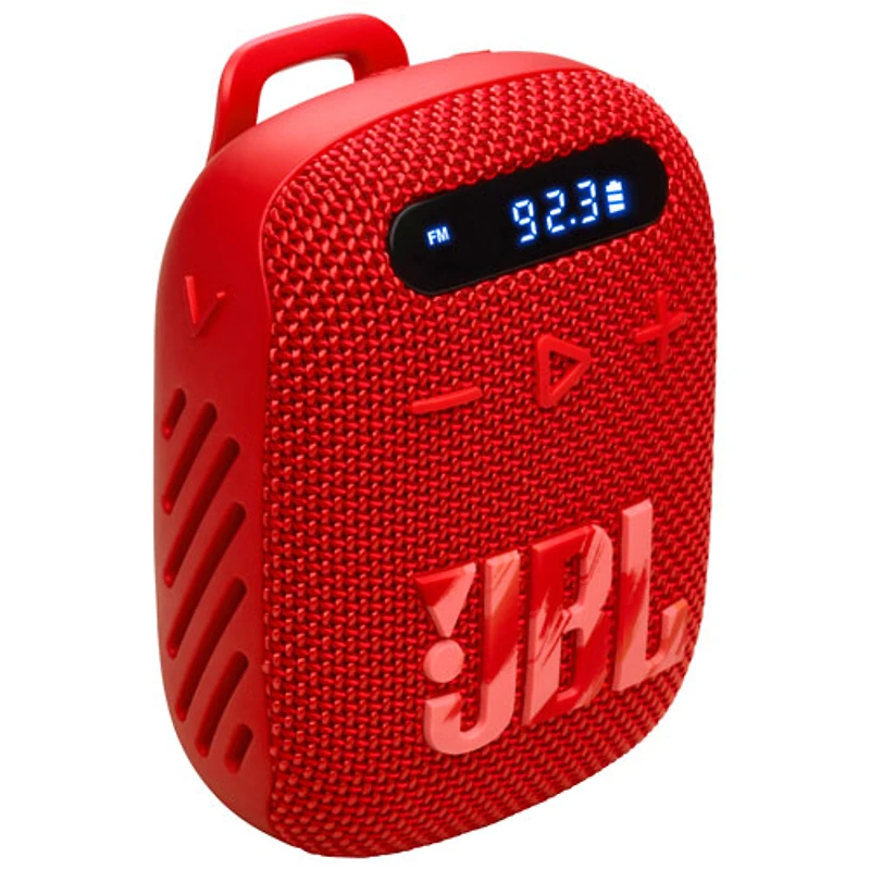 JBL Wind 3 Splashproof Bluetooth Wireless Speaker - Red